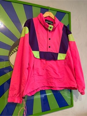 Vintage 90s White Sierra Windbreaker Size L